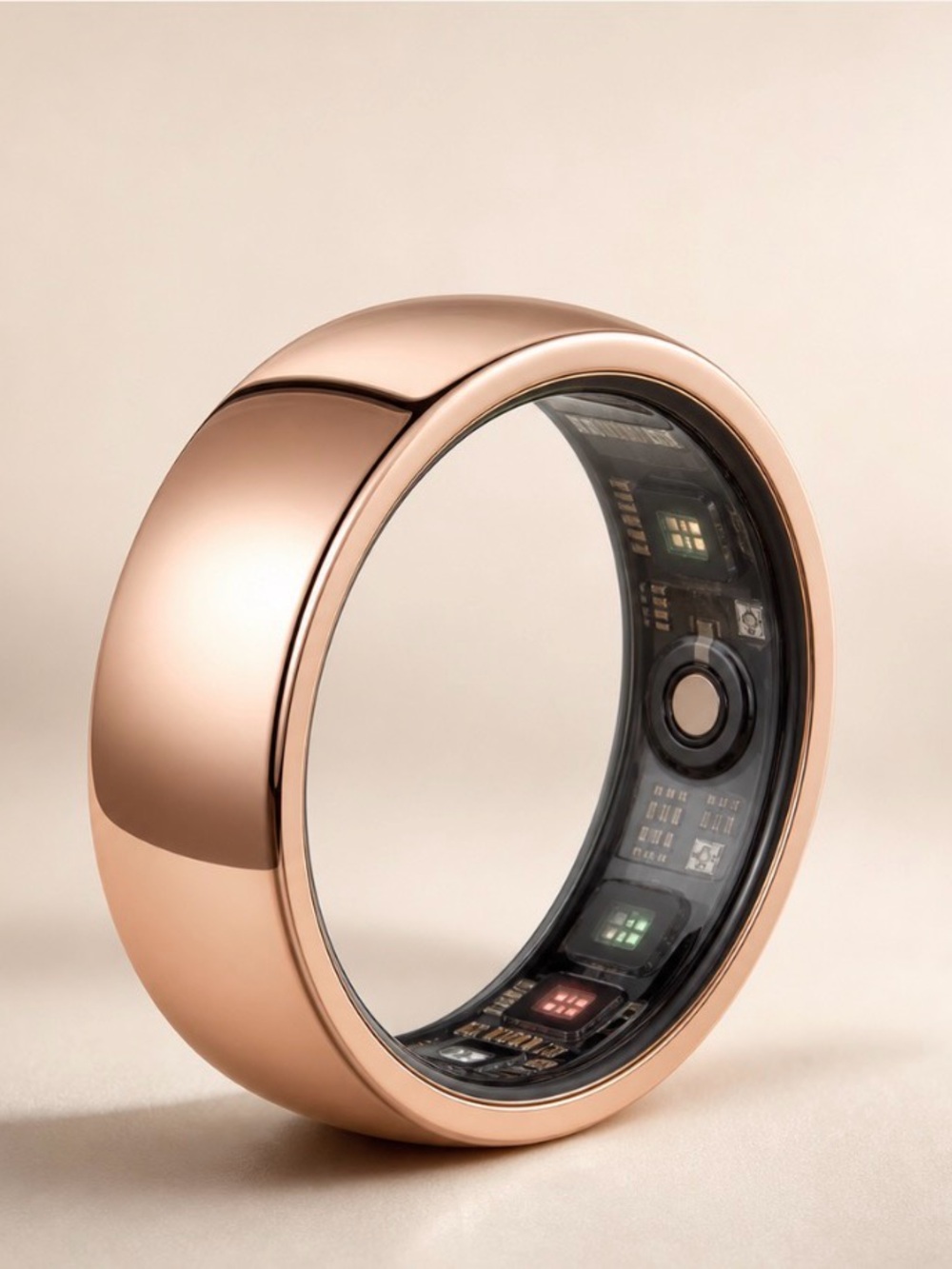 Smart Health Tracking Ring - Rose Gold